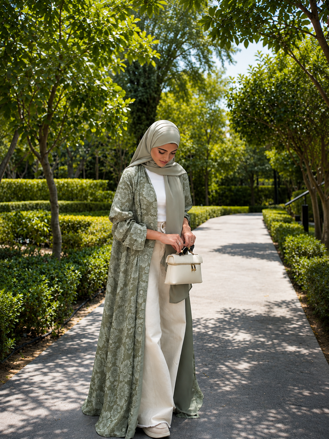 Kimono long fleuri