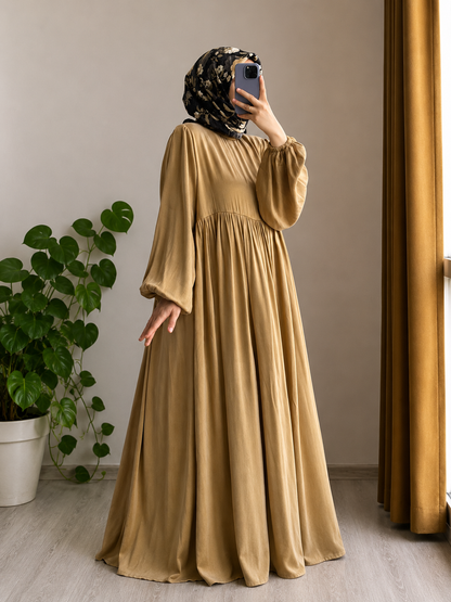 Robe en soie Coba